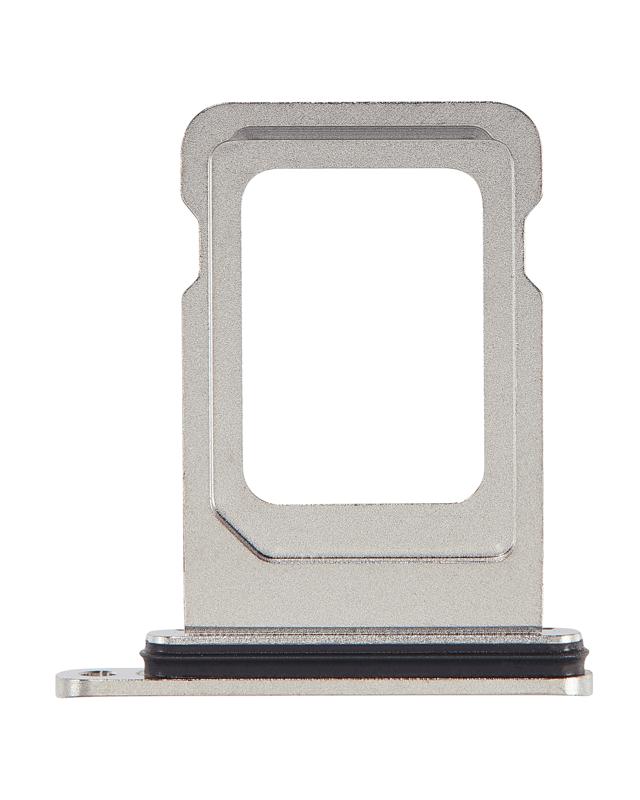 Bandeja para tarjeta SIM dual para iPhone 11 Pro / 11 Pro Max (Plata Mate)