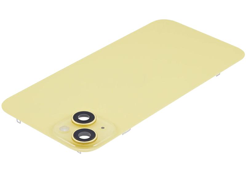 Tapa trasera con placa de acero y carga inalámbrica NFC para iPhone 14 Plus, disponible en Guatemala.