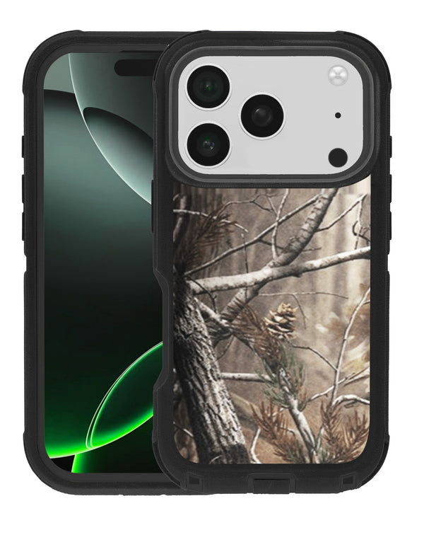 Funda Heavy Duty CAMO BLACK iPhone 17 Pro