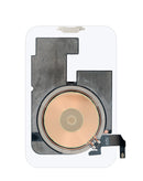 Tapa trasera transparente para iPhone 17 Pro Max con MagSafe, NFC y flex de carga inalámbrica.