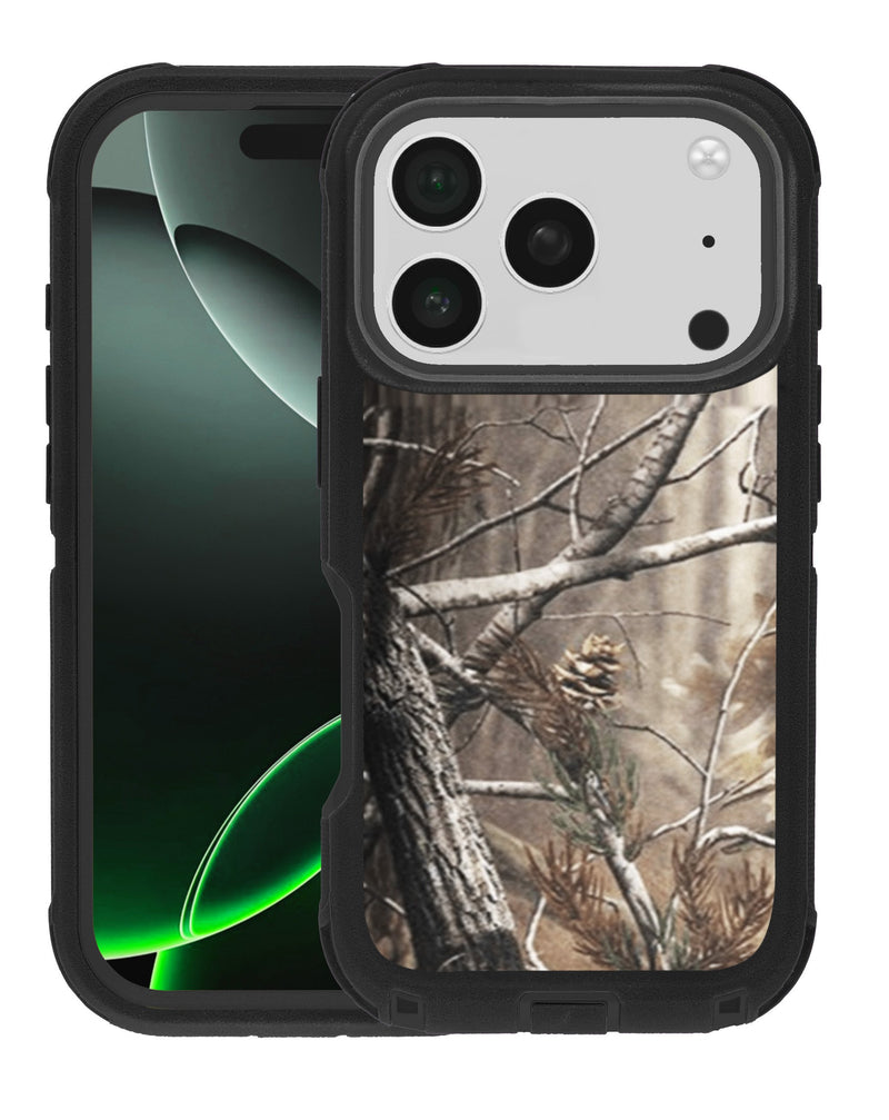 Funda heavy duty CAMO BLACK iPhone 17 Pro Max