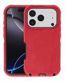 Encuentra la mejor funda heavy duty Rojo y Negro para iPhone 17 Pro Max en Guatemala.