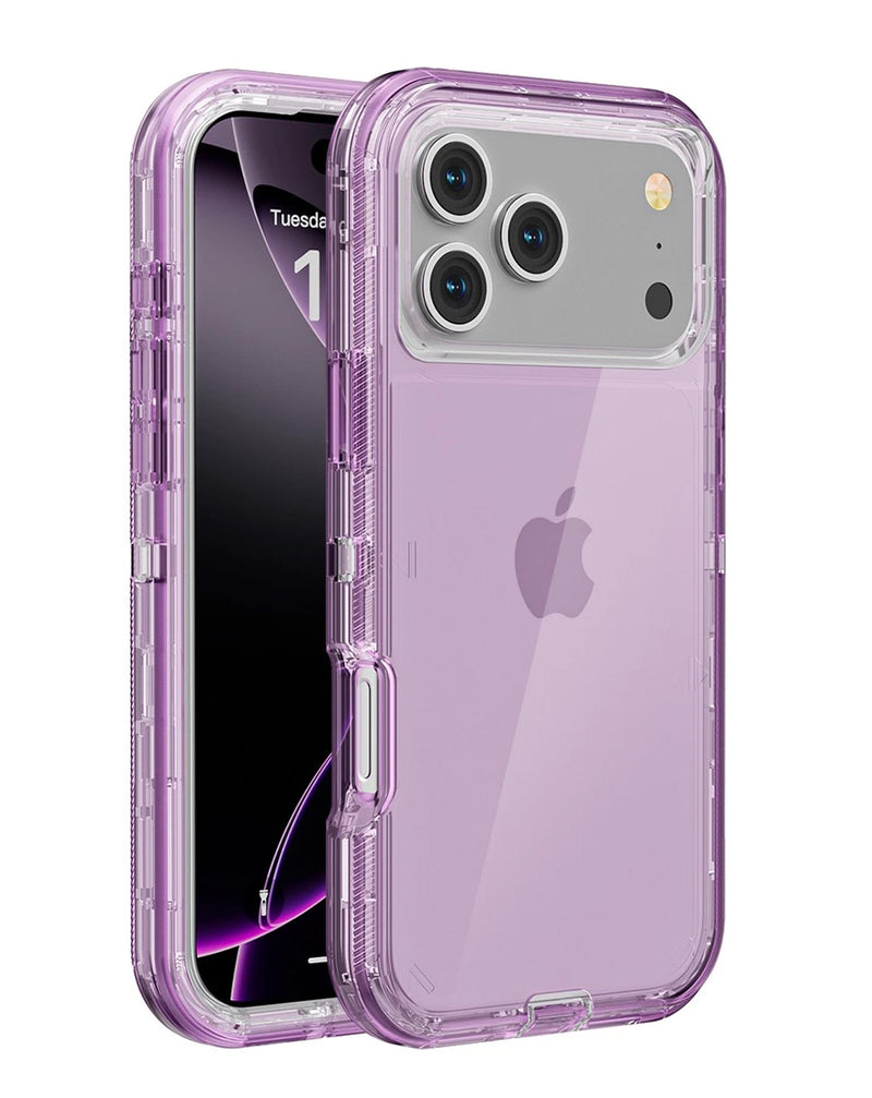 Protege tu iPhone 17 Pro Max con una funda antigolpes transparente en Guatemala y encuentra las mejores opciones en SlowBack.