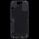 Carcasa media con puerto de carga flex y piezas pequenas iPhone 16 Plus (US Version) (Black)
