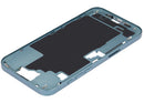 Chasis medio iPhone 16 Plus color teal con botones de encendido y volumen, repuesto A2894.