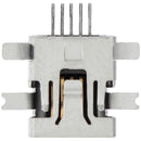 Puerto de carga Micro USB tipo B original C202 de 5 pines con 4 puntos de anclaje para reparación de dispositivos.