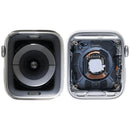 Tapa trasera plateada de acero inoxidable para Apple Watch Series 4 de 44mm, OEM usada, Grado A.