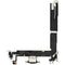 Flex cable de puerto de carga negro para iPhone 16 Plus disponible para reparaciones en Guatemala.