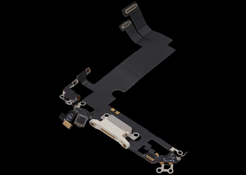 Puerto de carga para iPhone 12 Mini (Blanco)