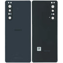 Tapa trasera original Sony Xperia 1 II negra, repuesto para reparación, incluye vidrio y back cover.