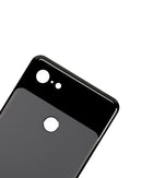 Tapa trasera usada Google Pixel 3 XL negra, carcasa de vidrio para reparación de móvil.