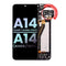 Reparación de pantalla con marco original para Samsung Galaxy A14 en Guatemala.