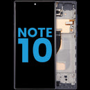 Pantalla incell Samsung Galaxy Note 10 Aura Black, repuesto de display para reparación de pantalla rota.