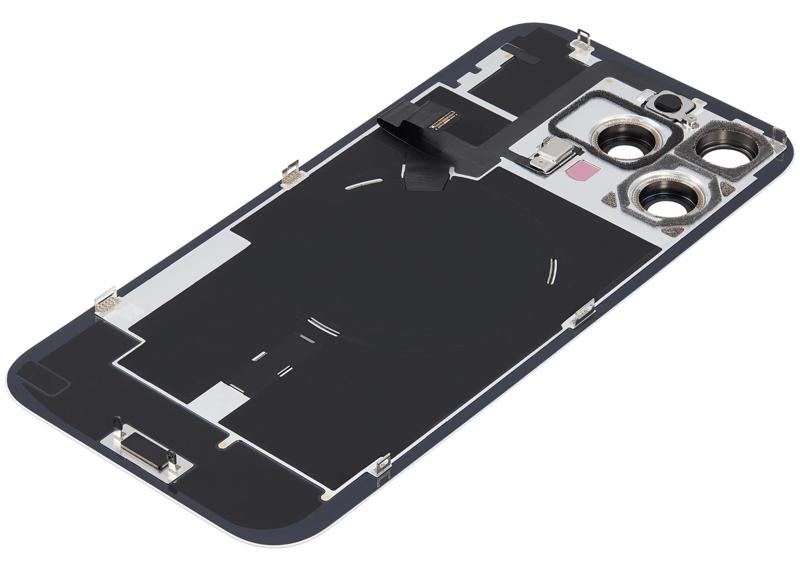 Compra una tapa trasera con placa de acero y otros componentes para iPhone 16 Pro Max en Guatemala.