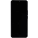 Pantalla OLED negra refurbished Xiaomi 13 Ultra con marco, lista para reparación de display.