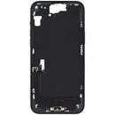 Reparación de carcasa intermedia con puerto de carga flex y partes pequeñas para iPhone 15 Plus en Guatemala.