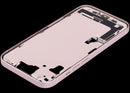 Carcasa intermedia con puerto de carga flex y piezas pequenas iPhone 15 (Rosa)