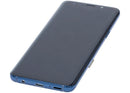 Pantalla OLED Coral Blue Aftermarket Plus para Samsung Galaxy S9 (SM-G960F), ideal para reparación de display roto.