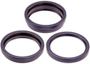 Anillo de bisel morado intenso para cámara trasera iPhone 14 Pro/Max (3 piezas), repuesto A2650.
