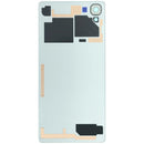 Tapa trasera blanca con lente de cámara para Sony Xperia X F5121/F5122, repuesto para reparación de vidrio.