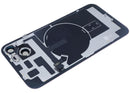 Tapa trasera Service Pack roja para iPhone 14 Plus con MagSafe, NFC y flex de flash A2885.
