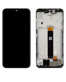 Pantalla original Motorola Moto E6 Plus (XT2025) negra, repuesto para reparación de display LCD.