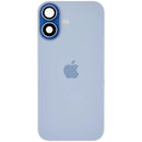 Tapa trasera azul brillante con MagSafe y NFC para iPhone 17 A3520, ideal para reparación de back glass.