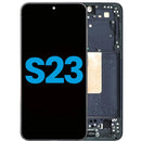 Pantalla incell Samsung Galaxy S23 5G Phantom Black para reparación, display LCD de reemplazo.