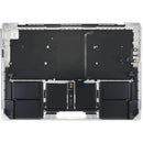 Tapa superior plateada original con batería y teclado ANSI US para MacBook Pro 14" A2442/A2779, repuesto Apple.