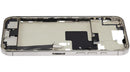 Encuentra la carcasa intermedia con puerto de carga flex y piezas pequeñas para iPhone 16 Pro Max en Guatemala, ideal para reparaciones y garantías.