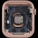 Chasis de aluminio dorado USADO para Apple Watch Series 5 44mm, versión celular, ideal para reparación.