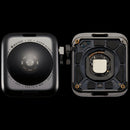 Tapa trasera Apple Watch SE 44mm LTE aluminio Space Black, pieza de repuesto para reparación.