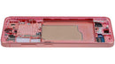 Pantalla LCD y digitalizador rojo coral con marco para Samsung Galaxy S25 5G, repuesto de display.