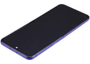 Pantalla LCD Motorola Razr Ultra 2026/Razr 70 Ultra (XT2655) refurbished, color Orient Blue, con marco, para reparación.