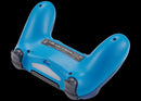 Control alámbrico DoubleShock 4 Crystal Blue para PlayStation 4, translúcido, con cable USB.