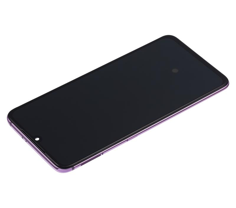 Encuentra pantallas OLED con marco para Xiaomi Mi 9 de color lavanda violeta en Guatemala.