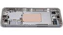 Pantalla OLED con marco para Samsung Galaxy S24 5G, color Marble Grey, lista para reparación.