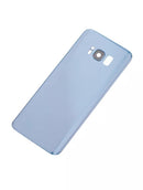 Encuentra la tapa trasera original en color Coral Blue para Samsung Galaxy S8 en Guatemala, ideal para reparaciones y garantías de talleres autorizados.