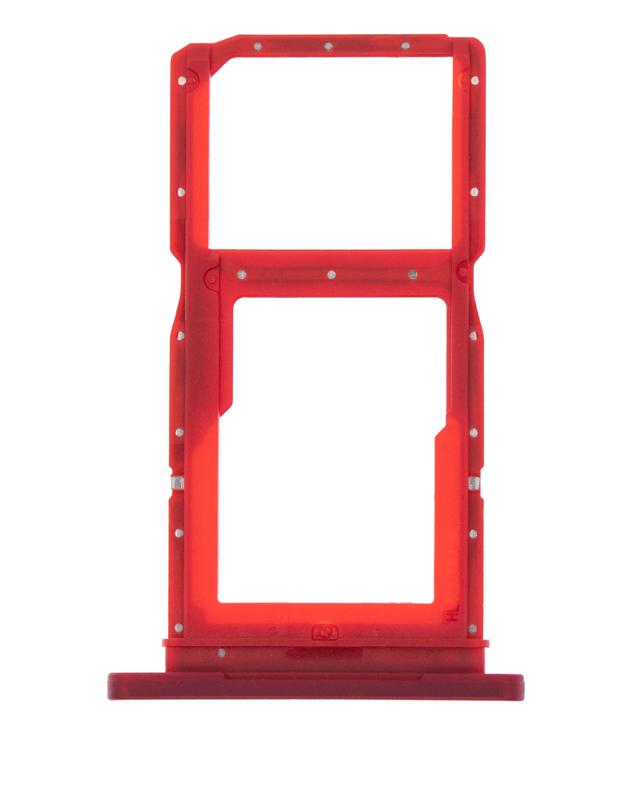 Encuentra la bandeja SIM de repuesto para Huawei Y9S en Guatemala, disponible en color rojo.