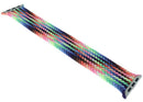 Correa Apple Watch Braided Solo Loop Pride Edition, trenzada multicolor, talla 9, para modelos de 44mm a 49mm.