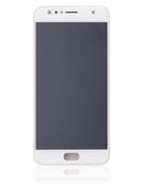 Pantalla LCD blanca refurbished para Asus ZenFone 4 Selfie (ZD553KL/ZB553KL) con marco, lista para instalación.