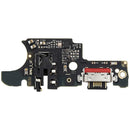 Subplaca de puerto de carga Premium para Motorola Moto G55 5G (XT2435), lista para reparar el teléfono que no carga.