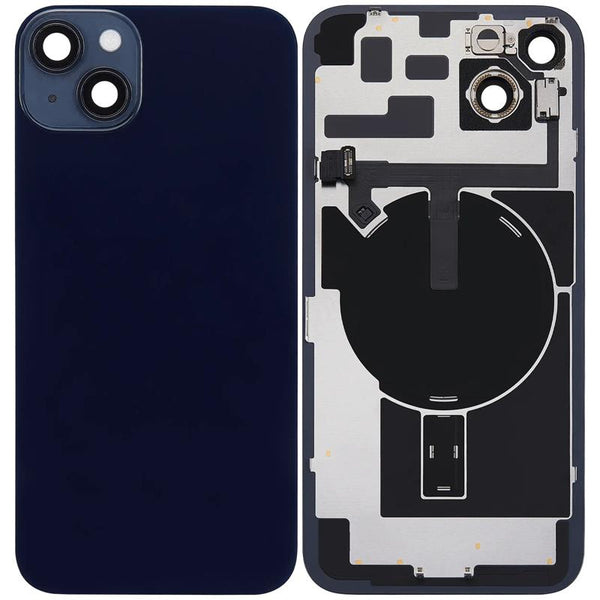 Encuentra tapas traseras con MagSafe, NFC y Flashlight Flex para iPhone 14 Plus en Guatemala, disponibles en backorder y con garantía.