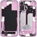 Encuentra la carcasa intermedia con botón de encendido y volumen para iPhone 16 Plus en Guatemala.