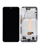 Reparación de pantalla OLED con marco Samsung Galaxy S22 Plus 5G en Guatemala, mayorista de componentes Samsung y servicio de reemplazo de pantallas.