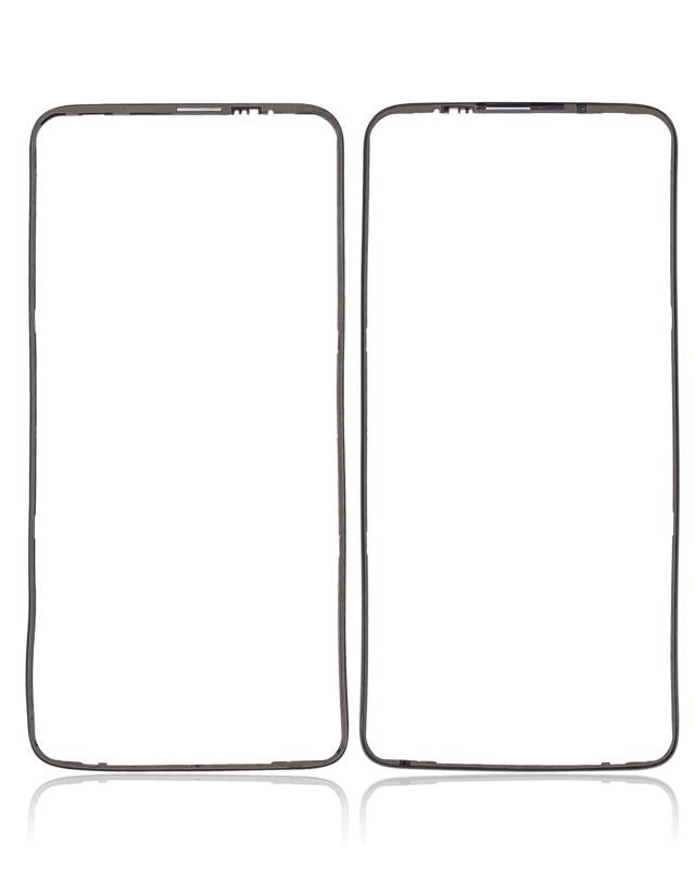 Marco medio compatible para Motorola Moto G8 Power (XT2041-1 / XT2041-3 / 2020) (Negro humo)