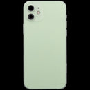 Tapa trasera verde OEM para iPhone 12 (A2172) con puerto de carga y pequeñas piezas, Grado A.