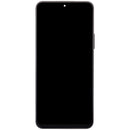 Pantalla Honor X8A Midnight Black con marco, repuesto display LCD para reparación de pantalla rota.