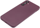 Tapa trasera roja oscuro para Samsung Galaxy A14 4G A145 con lente de cámara, repuesto aftermarket.