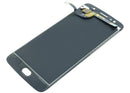 Pantalla LCD original Motorola Moto G5s XT1793 dorada, con display y digitalizador para reparación.